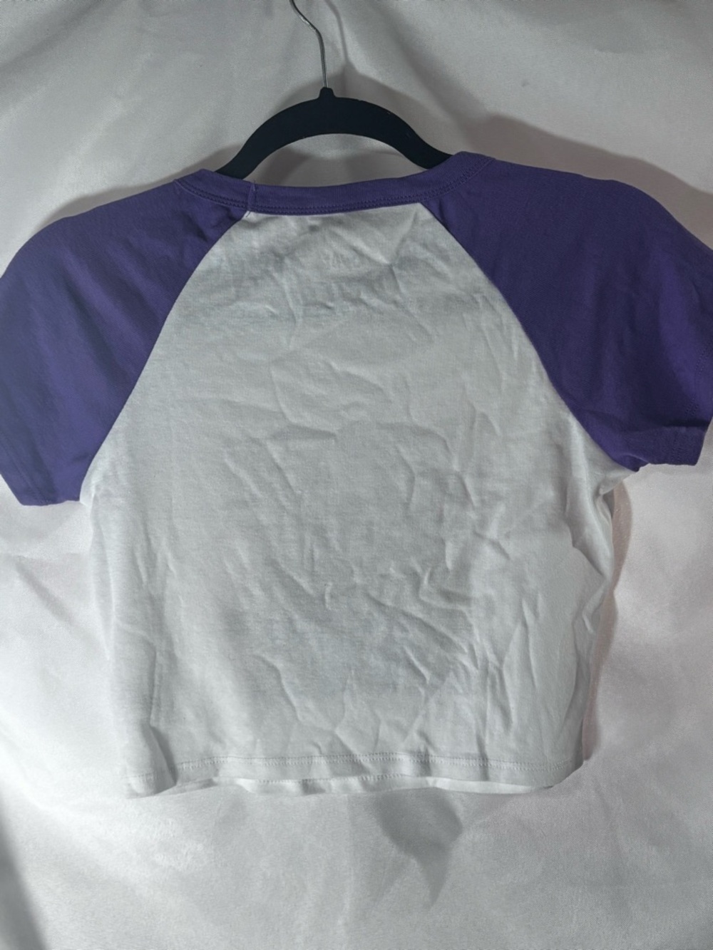 Bratz Purple & White Raglan Graphic‎ Crop Top - Picture 4 of 4